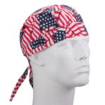 Tossed American Flag Head Wrap - 1 piece