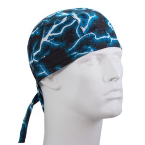 Lightning Blue Head Wrap - 1 piece