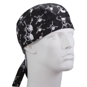 Premium Skull & Crossbones Doo Rag- - 600pcs/Case