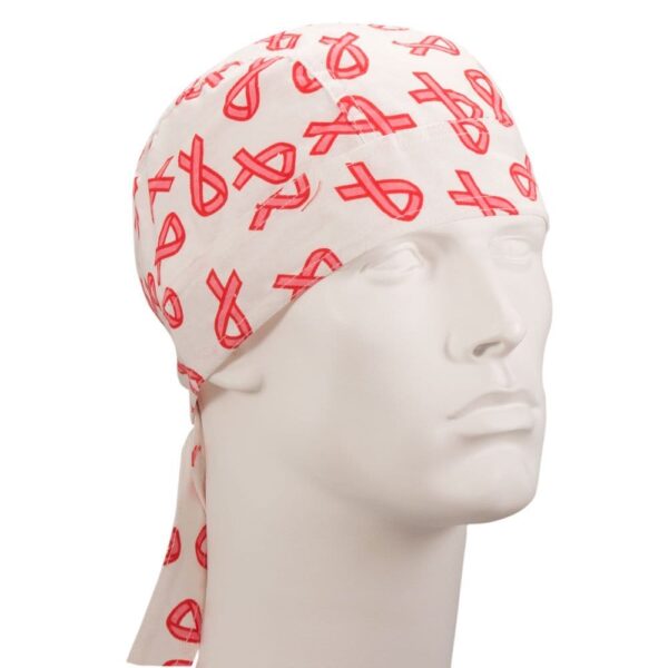 Pink Ribbon Head Wrap - 12 pieces