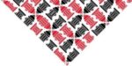 Fire Hydrant Red/Black Triangle Bandana - 22x29x22 Inch - 600pcs/Case