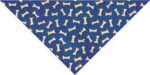 Tossed Bones Royal Triangle Bandana - 22x29x22 Inch - 600pcs/Case