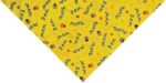 Woof Bow Wow Triangle Bandana - 22x29x22 Inch - 12 pieces