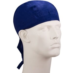 Solid Color Head Wrap - 100% Cotton - Imported - Royal Blue, 12 pieces