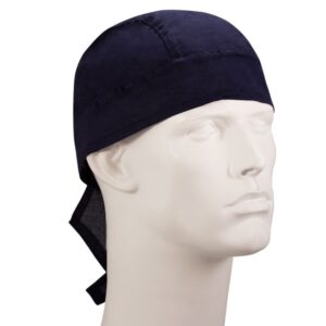 Solid Color Head Wrap - 100% Cotton - Imported - Navy Blue, 12 pieces