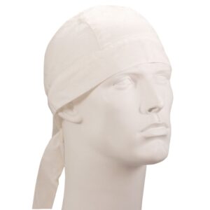 Solid Color Wide Band Head Wrap - 100% Cotton - Imported - White, 12 pieces