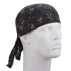 Pirate Skull and Swords Head Wrap - 1 piece