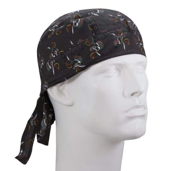 Pirate Skull and Swords Head Wrap - 1 piece