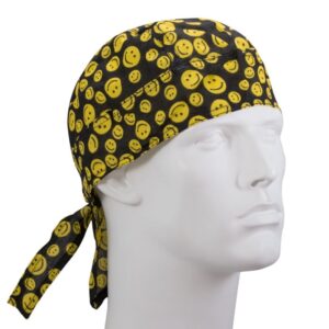 Smiley Faces Head Wrap - 12 pieces