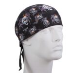 Spider Skulls Head Wrap - 12 pieces