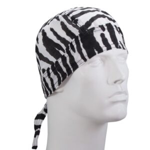 Zebra Stripe Doo Rag - 12 pieces