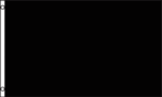 Solid Black Flag - 3ft x 5ft Polyester - Imported - 1 piece