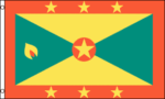Grenada Flag - 3ft x 5ft Polyester - Imported - 12 pieces