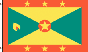 Grenada Flag - 3ft x 5ft Polyester - Imported - 1 piece