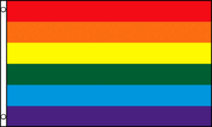 Rainbow Flag - 3ft x 5ft Polyester - Imported - 1 piece