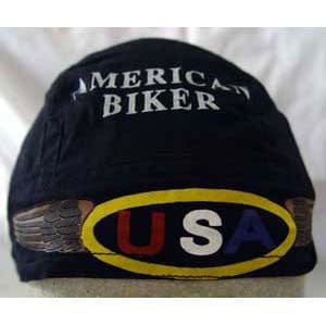 American Biker Head Wrap - 1 piece