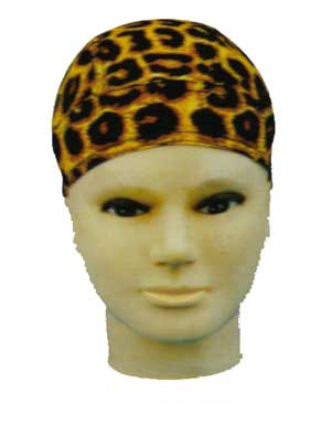 Leopard Print Doo Rag - 1 piece