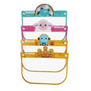 Childrens Face Shield - 12 Pack - 4 Designs
