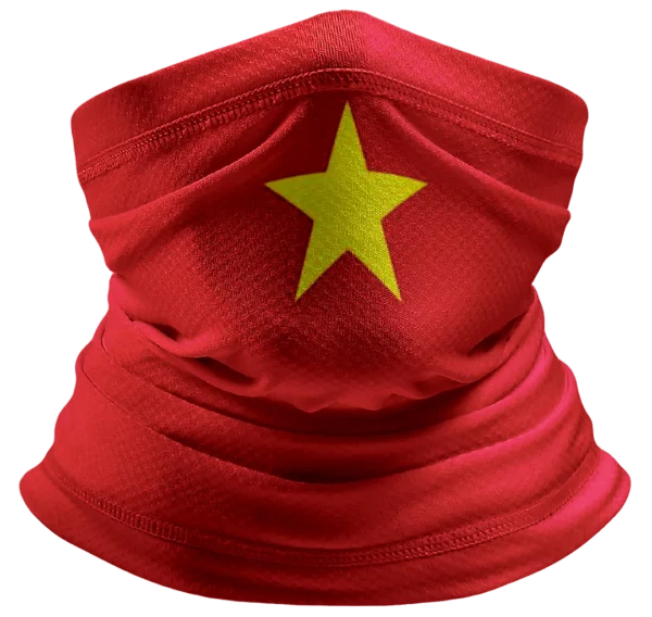 Country Flag Neck Gaiter - Vietnam, 12 pieces
