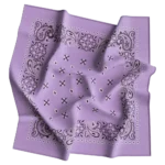 Square Paisley Bandana Imported, 22X22, 1 Piece, Lilac