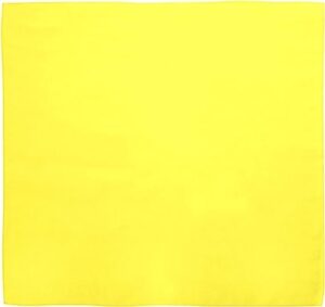 Solid Color Bandana, 22X22, 1Pc, Light Yellow,
