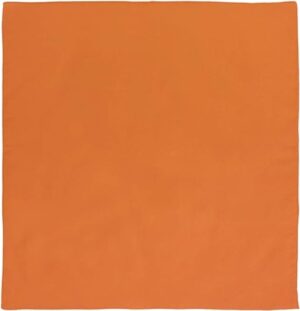 Solid Color Bandana, 22X22, 1Pc, Burnt Orange Rust,