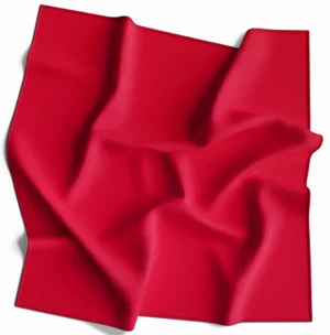 Solid Color Bandana, 14X14, 1Pc, Red,