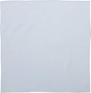 Solid Color Bandana, 22X22, 1Pc, Light Blue,