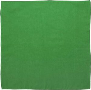 Solid Color Bandana, 22X22, 1Pc, Kelly Green,