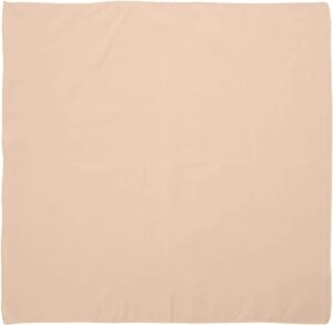 Solid Color Bandana, 22X22, 1Pc, Khaki,