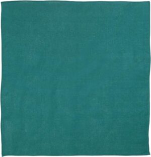 Solid Color Bandana, 22X22, 1Pc, Teal,