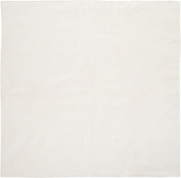 12 pieces, Solid Color Bandana, Imported, 100% Cotton, Natural, 22" x 22"