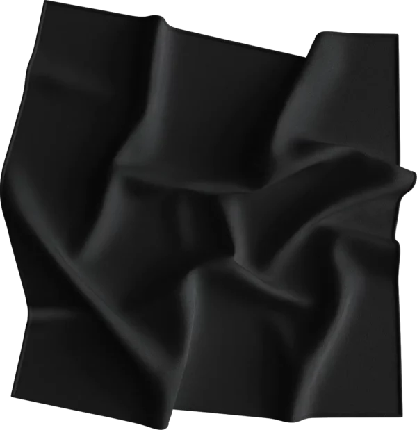 12 pieces, USA Made Solid Color Bandana 100% Cotton, Black, 27" x 27"