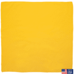 600pcs/Case, USA Made Solid Color Bandana 100% Cotton, Gold, 22" x 22"