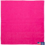 12 pieces, USA Made Solid Color Bandana 100% Cotton, Hot Pink, 22" x 22"