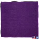 600pcs/Case, USA Made Solid Color Bandana 100% Cotton, Purple / Grape, 22" x 22"