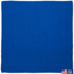 1 piece, USA Made Solid Color Bandana 100% Cotton, Royal Blue, 22" x 22"