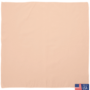 USA Made Solid Color Bulk Bandanas 1 piece Beige 22 x 22