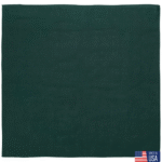 1 piece, USA Made Solid Color Bandana 100% Cotton, Hunter Green, 27" x 27"