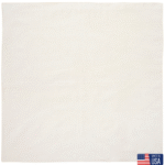 1 piece, USA Made Solid Color Bandana 100% Cotton, Natural, 27" x 27"