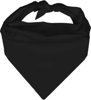 Pet Triangle Solid Bandana, 14X 20X 14, 12Pcs, Black,