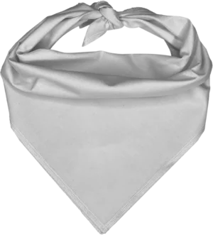 Pet Triangle Solid Bandana, 14X 20X 14, 12Pcs, White,