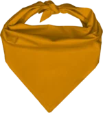 Pet Triangle Solid Bandana, 14X 20X 14, 12Pcs, Gold,