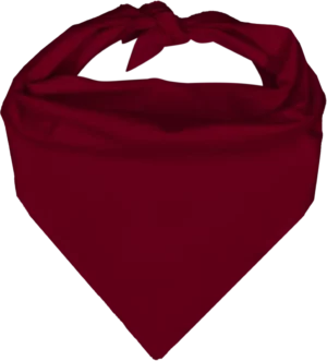 Pet Triangle Solid Bandana, 14X 20X 14, 1Pc, Burgudny,