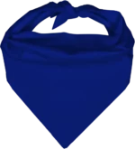 Pet Triangle Solid Bandana, 27X 38X 27, 12Pcs, Royal Blue,