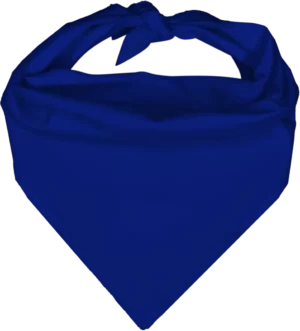 Pet Triangle Solid Bandana, 14X 20X 14, 12Pcs, Royal Blue,