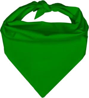 Pet Triangle Solid Bandana, 14X 20X 14, 1Pc, Kelly Green,