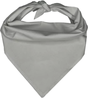 Pet Triangle Solid Bandana, 14X 20X 14, 12Pcs, Light Grey,