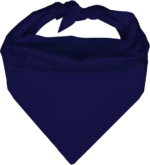 Pet Triangle Solid Bandana, 14X 20X 14, 1Pc, Navy Blue,