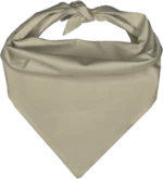 Pet Triangle Solid Bandana, 14X 20X 14, 12Pcs, Natural,